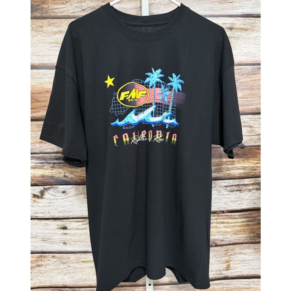 FMF So Calif Racing T-Shirt Mens XLarge Black Logo Graphic New